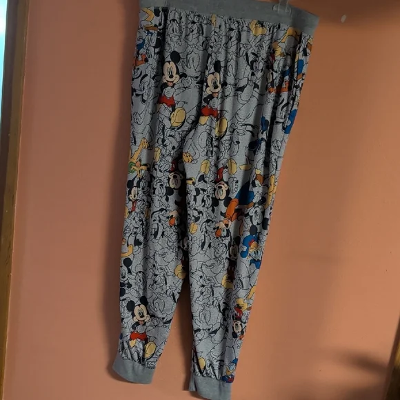 Disney Light Gray Mickey & Friends Printed Pajama Pants - Picture 2 of 4